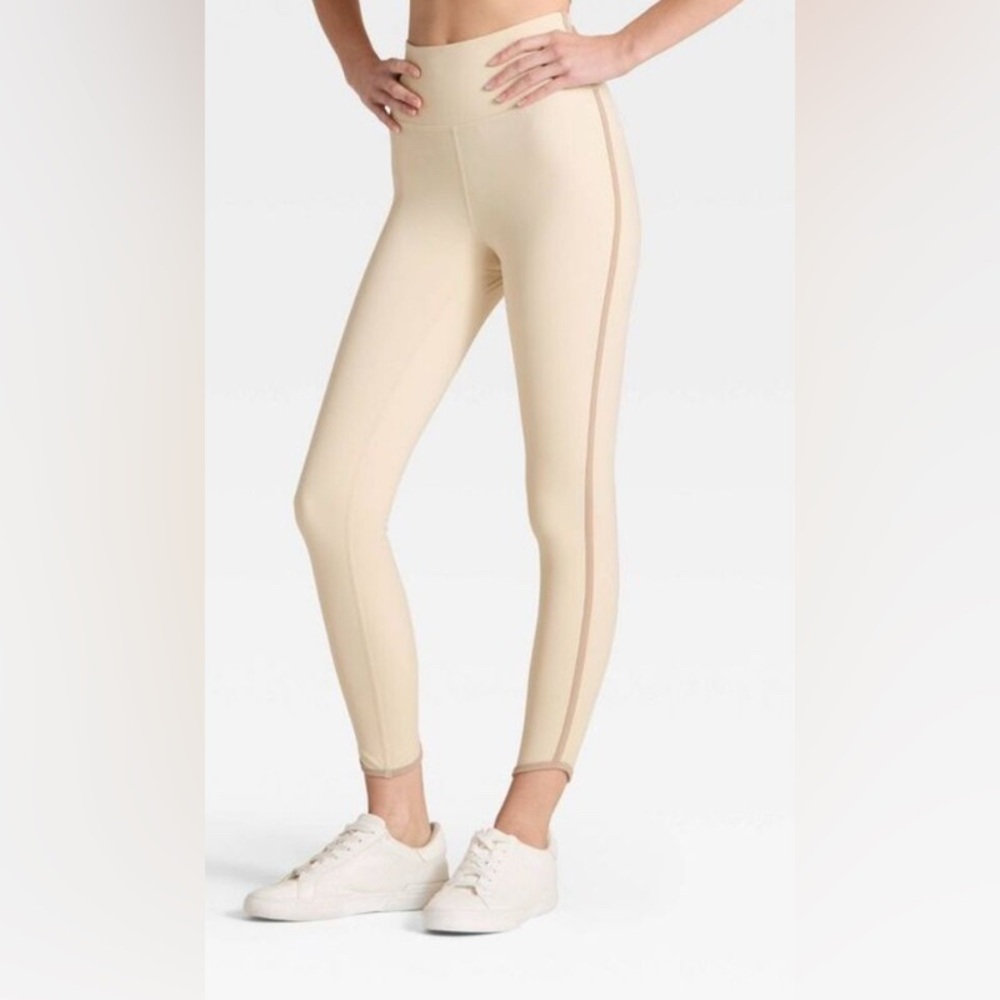 JoyLab High-Rise Cream Leggings